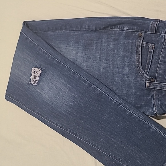 Uniqlo high rise tapered skinny jeans - 26 - Picture 2 of 9